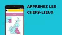 Cartes Quiz Puzzle 2020 - Cameroun - Régions, Dep Screen Shot 1