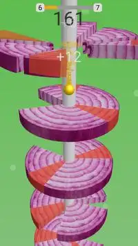 Helix Fruit Ball Jump Screen Shot 5