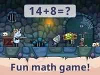 Math games: Zombie Invasion Screen Shot 5