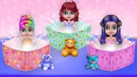 Doll Toy Surprise Box Game For Kids Screen Shot 0