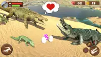 Wild Crocodile Family Sim Game Screen Shot 1