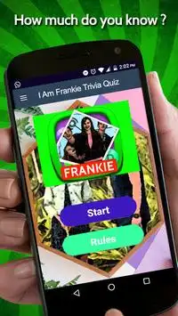 I Am Frankie Trivia Quiz Screen Shot 0