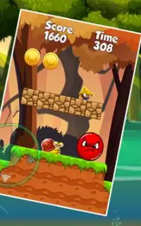Angry Red Ball Screen Shot 2