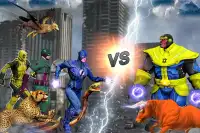 Mascotas de superhéroes: batalla de crimen Screen Shot 0