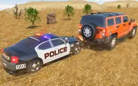 Offroad Jeep Prado Driving - Police Chase Games Screen Shot 7