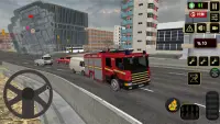 Fire Simulator Truck:City Screen Shot 1
