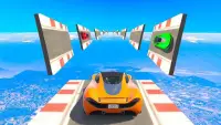 Mega Ramp Car Racing & Stunts : Impossible Track Screen Shot 1