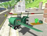 Flying Garbage Truck Simulator Screen Shot 6