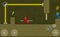 Red and Blue Stickman : Animation Parkour Screen Shot 23