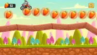 Funny Bunny Rabbit Super Motorcycle Adventures Screen Shot 4