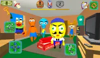 Sponge Neighbor Escape 3D Screen Shot 7