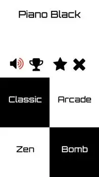 Black Piano Tiles Screen Shot 0