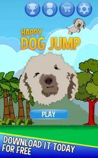 Happy Dog Jump - Golden Doodle Screen Shot 8