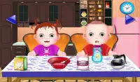 Mommy twins girls gry Screen Shot 5
