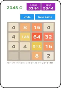 2048 G : An Amazing Game Of Numbers And Tiles Screen Shot 2