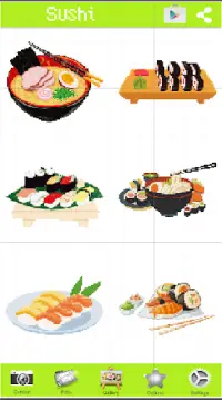 Sushi Bar Color By Number Sushi Rolls Screen Shot 4
