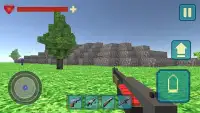 Pixel Shooter War On Island 3D Screen Shot 3