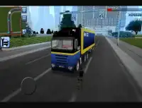 3D الشرطة شاحنة المحاكاة 2016 Screen Shot 8