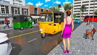 Rickshaw Driving Rickshaw Game Screen Shot 1