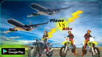 Crazy Bike vs Plane Tricky Stunts Challenge Screen Shot 6