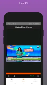 Mathrubhumi News Screen Shot 1
