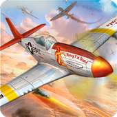 Fighter Jet Attack Air Combat: World War 2 Battle