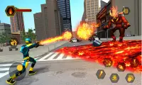 लौ सुपर हीरो लड़ाई: पागल शहर सेनानी 3 डी Screen Shot 2