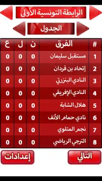 لعبة الدوري التونسي 2021 Screen Shot 4