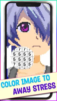 Anime Manga Pixel Coloring Screen Shot 4