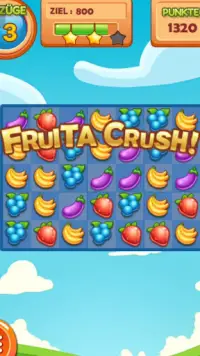 Fruita Crush Match 3 เกมส์ Screen Shot 0