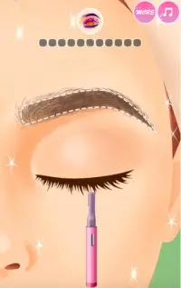 Maquiador de olhos - Jogos de vestir para meninas Screen Shot 2