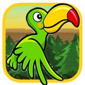 Flappy Green Parrot