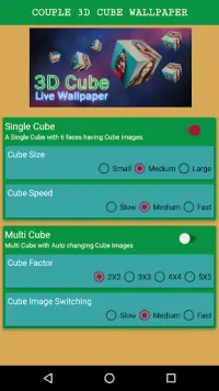 Photo Cube 3D Live Wallpaper Screen Shot 6