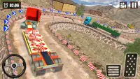 Offroad Snow Trailer Truck Driving Game 2020 Screen Shot 13