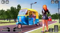 City TukTuk Rickshaw Simulator: Driving Games 2021 Screen Shot 0