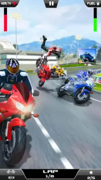 Thumb Moto Race 3D Screen Shot 3