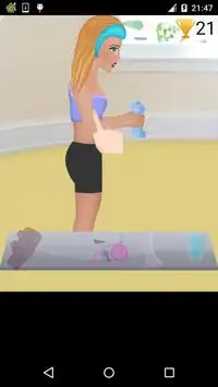 sport fitness girls game Screen Shot 2