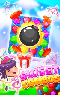 Candy Smash: Sweet Candy Mania Screen Shot 1
