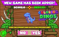 Coloreemos Los Dinosaurios juego para niños Screen Shot 1