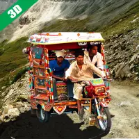 Real Tuk Tuk Auto Rickshaw Driving 3d-Offroad Game Screen Shot 2