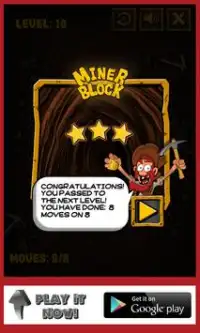 MINER BLOCK - Puzzle game Screen Shot 5