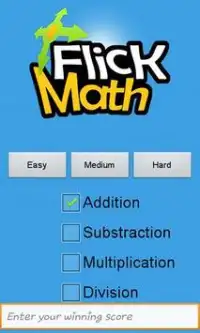 Flick Math - A Math Game Screen Shot 3