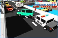 Police Cube Car Craft Sims 3D Screen Shot 3