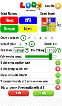 Ludo Neo-Classic : King of the Dice Game Screen Shot 6