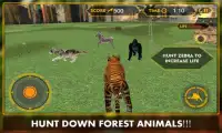 Wild Dschungel Tiger Angriff Screen Shot 2