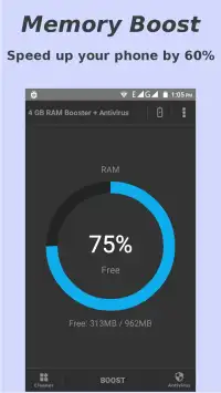 4 GB RAM Booster   Antivirus Screen Shot 0