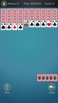 Spider Solitaire - card game puzzle Screen Shot 3