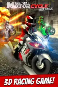 Corrida De Highway Moto Rider Screen Shot 0