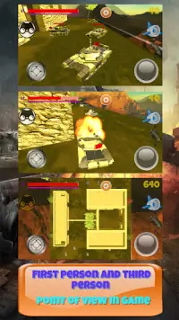 탱크 전투 전격 - 멀티 플레이어 전쟁 촬영 Screen Shot 1