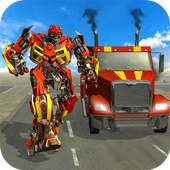 Euro Truck Robot Game Transforming Robot Simulator